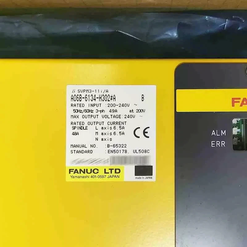 

Fanuc A06B-6134-H302#A Servo Drive Tested ok Expedited Delivery