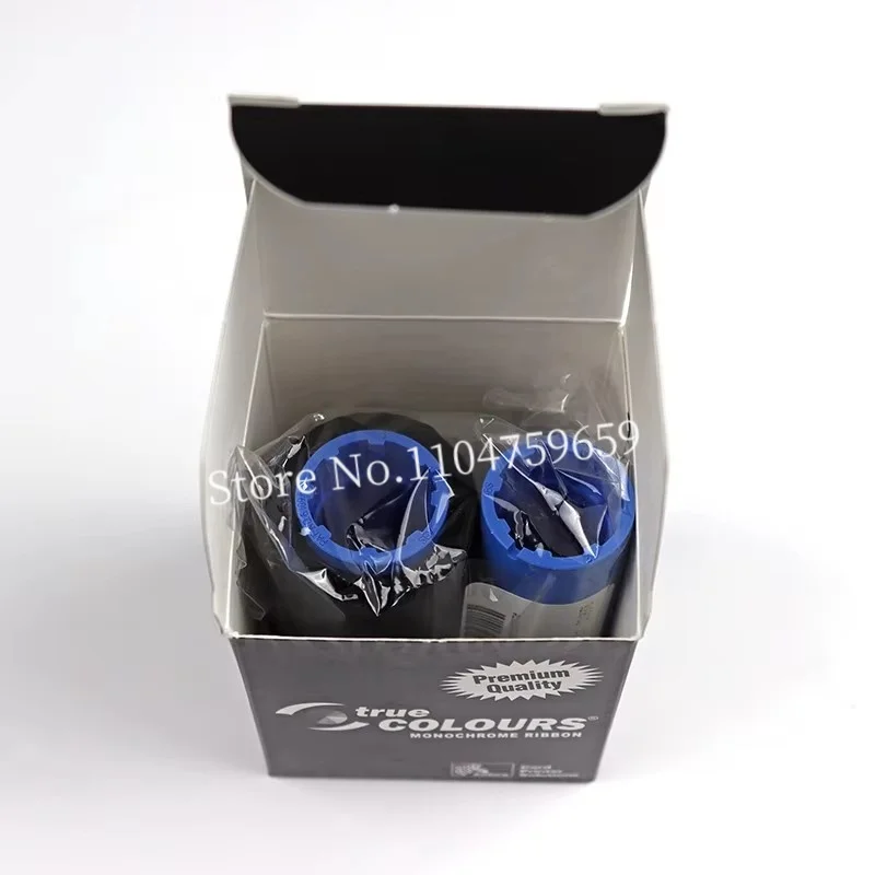 Nova marca 800015-101 fita preta para zebra p300 p310 p320i p330i p400c p420 p430i p500c p520c p520 p600c impressoras de cartão
