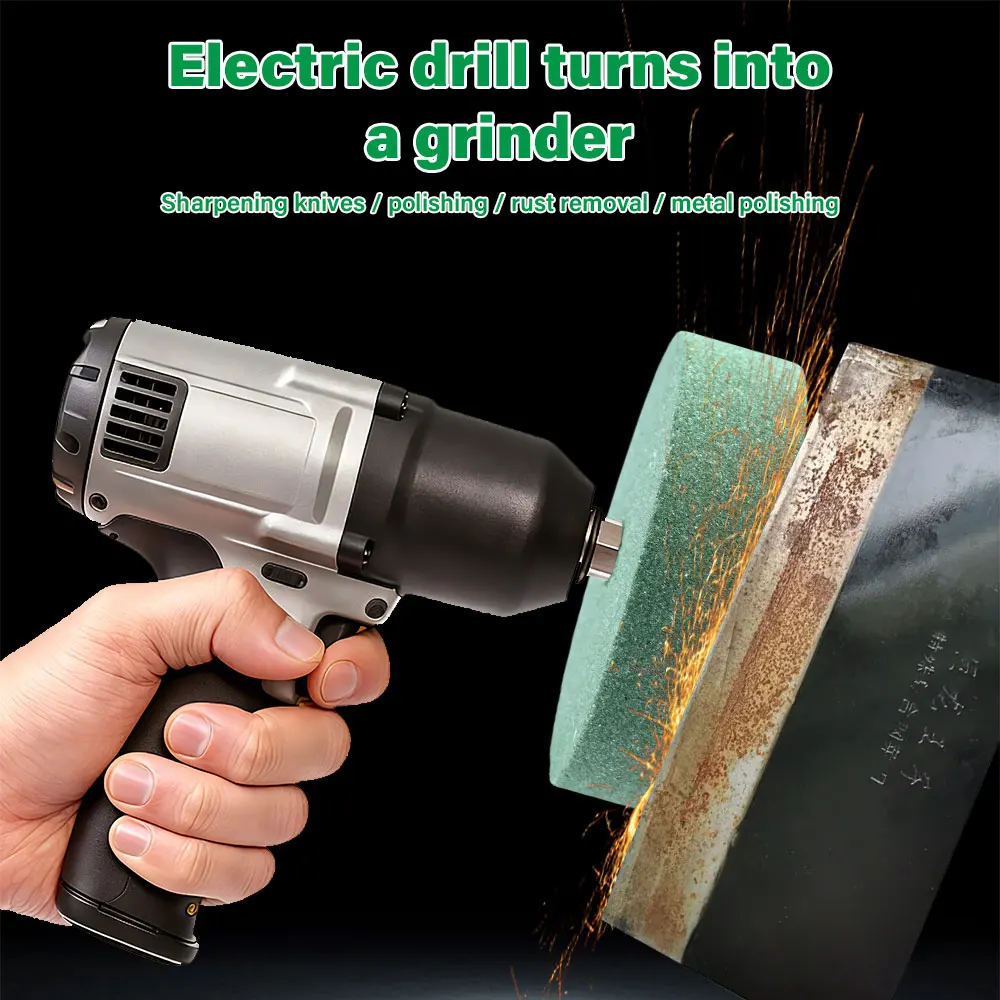 

1PC 2.75 Inch/70mm Grinding Stone Polishing Wheel Metal Grinding Polishing Pad Buffing Wheels For Bench Grinder Metal Working