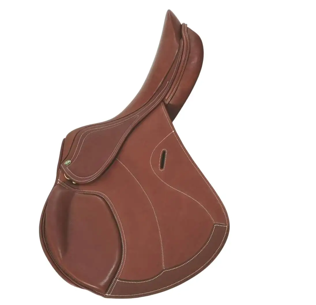 Custom-Made Soft Padded Leather Horse Saddle Complete Veterinary Riding Kit with Adjustable Straps Secure Grip for Large Animals
