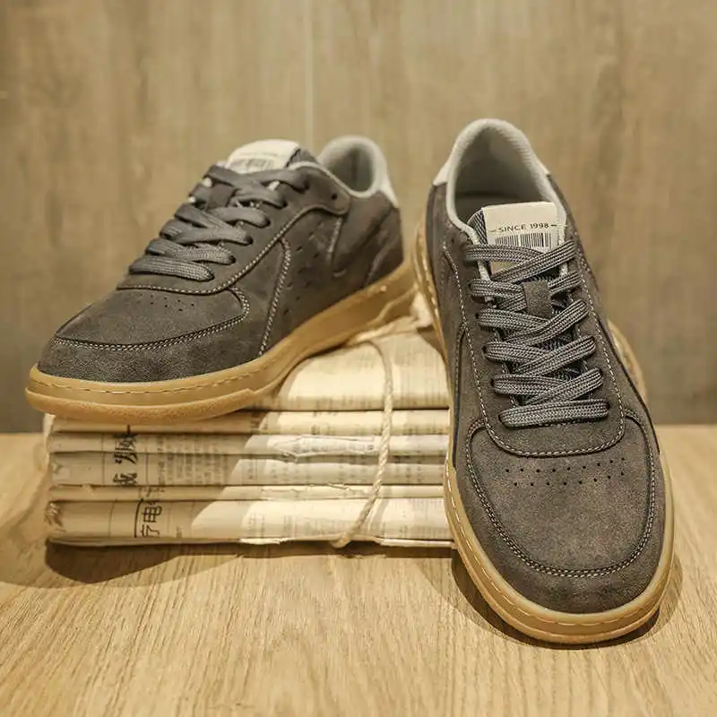 

Мужская обувь с меховой подкладкой и круглым носом, размер 50, лоферы, мужские белые ботинки, осенние мужские кроссовки, спортивная распродажа Sapato