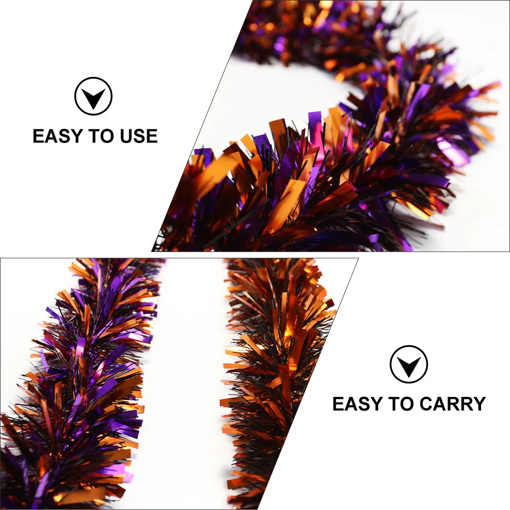 

4Pcs Colored Decor Festival Hanging Strips Photo Props Holiday Supplies Party Decor Color Strip