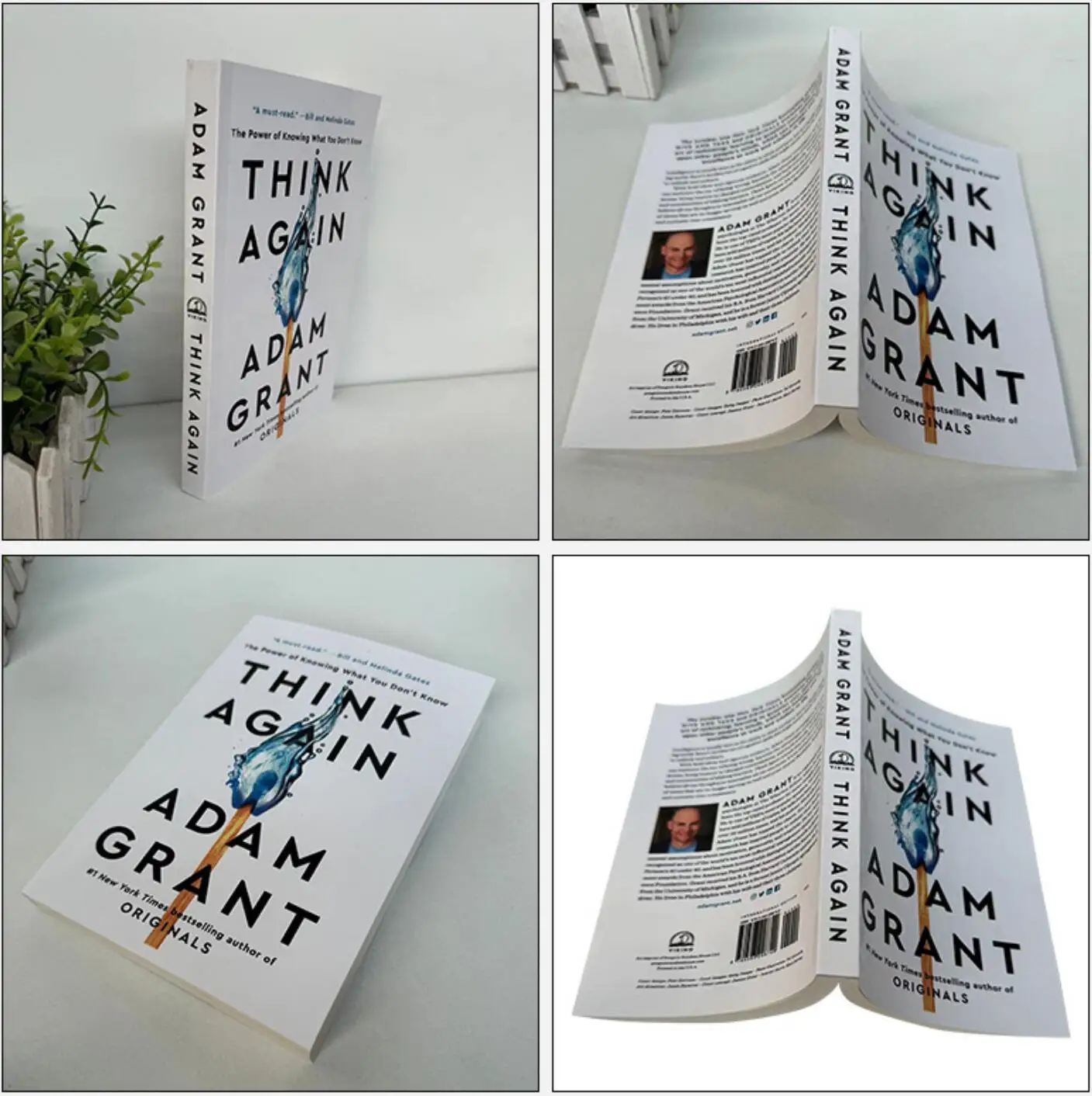 Piense de nuevo por Adam Grant El poder de conocer lo que no sabe # 1 libro más vendido en inglés