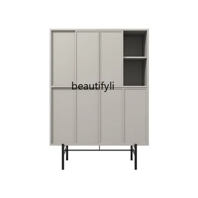 

Water-Based Paint Bookcase Shoe Cabinet Storage Sideboard Cabinet Hallway Storage Bookcase Bed & Breakfast Model Room