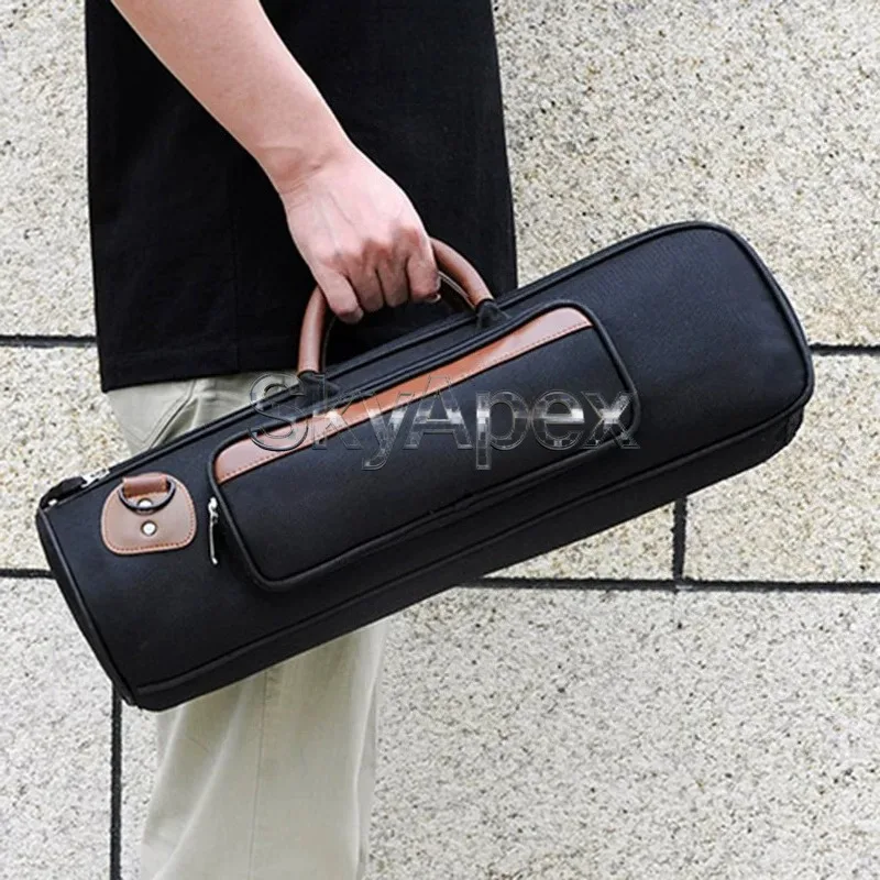 Hot Selling Thickened Soft Case Hand Carry Single Shoulder Trumpet Bag Instrument Pouch Shockproof Durable Storage Cover