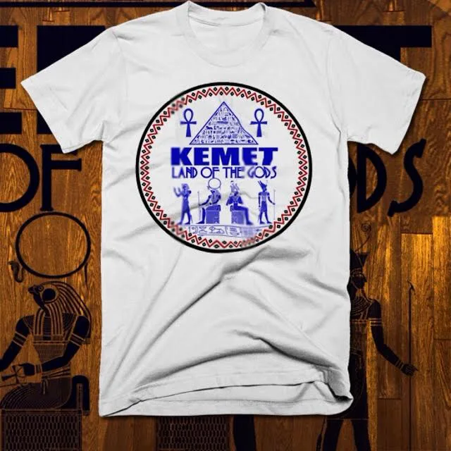 

Egyptian Kemetic T-Shirt Egypt Ankh Eye Of Horus Pharaoh MAAT hieroglyphics tee