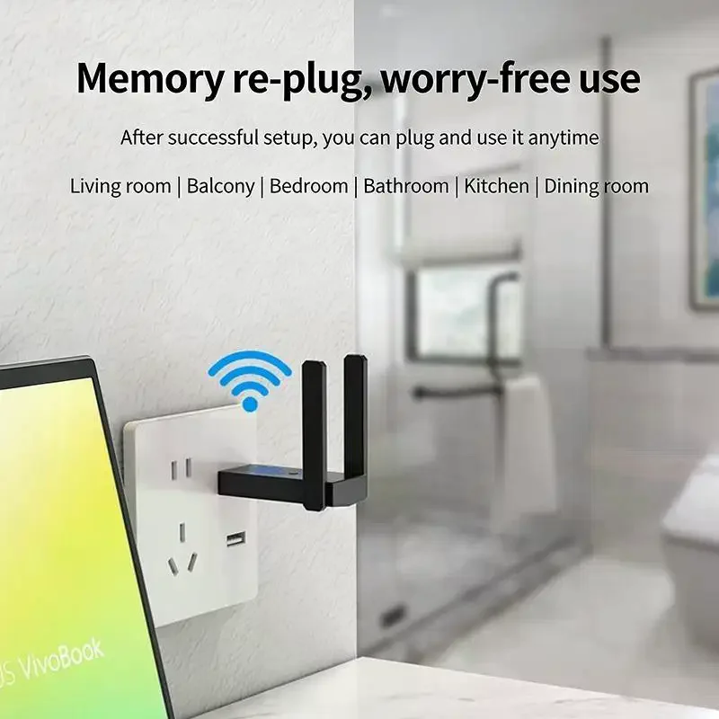 

Усилитель сигнала Wi-Fi, ретранслятор, USB-удлинитель диапазона с функцией проникновения сквозь стены, высокоскоростной сетевой усилитель для нескольких устройств