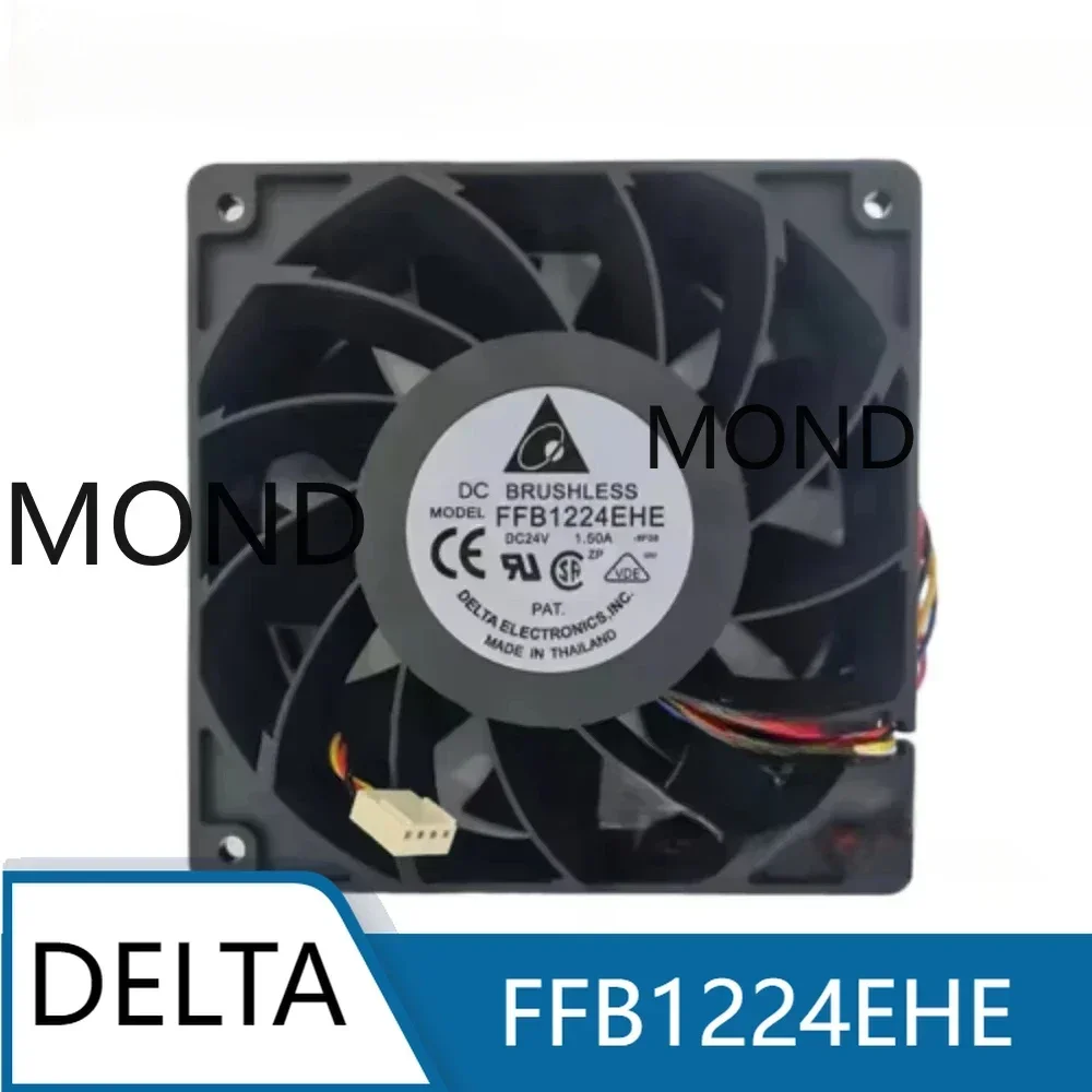 

FFB1224EHE Delta Cooling Fan 12038 24V 1.5A 12cm High Air Volume Dual Ball Server Cooler Fan Original Brand New