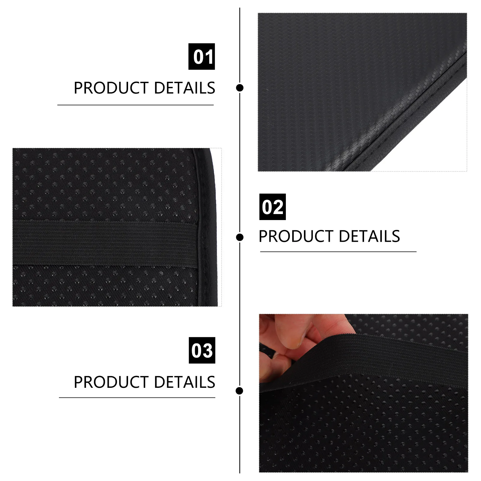 

1pc Universal Armrest Cushion Durable Waterproof Soft Pad For Vehicle Interior Protector Car Accessories Accessories