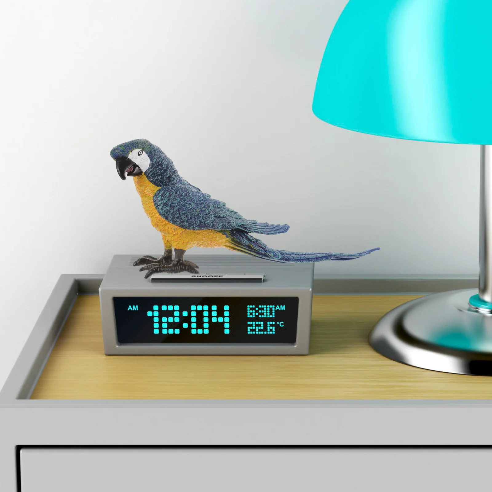 Parrot Model Toy Bird Sculpture Garden Statue Decorative Fake Birds Artificial Realistic Manual Decoration Figurine