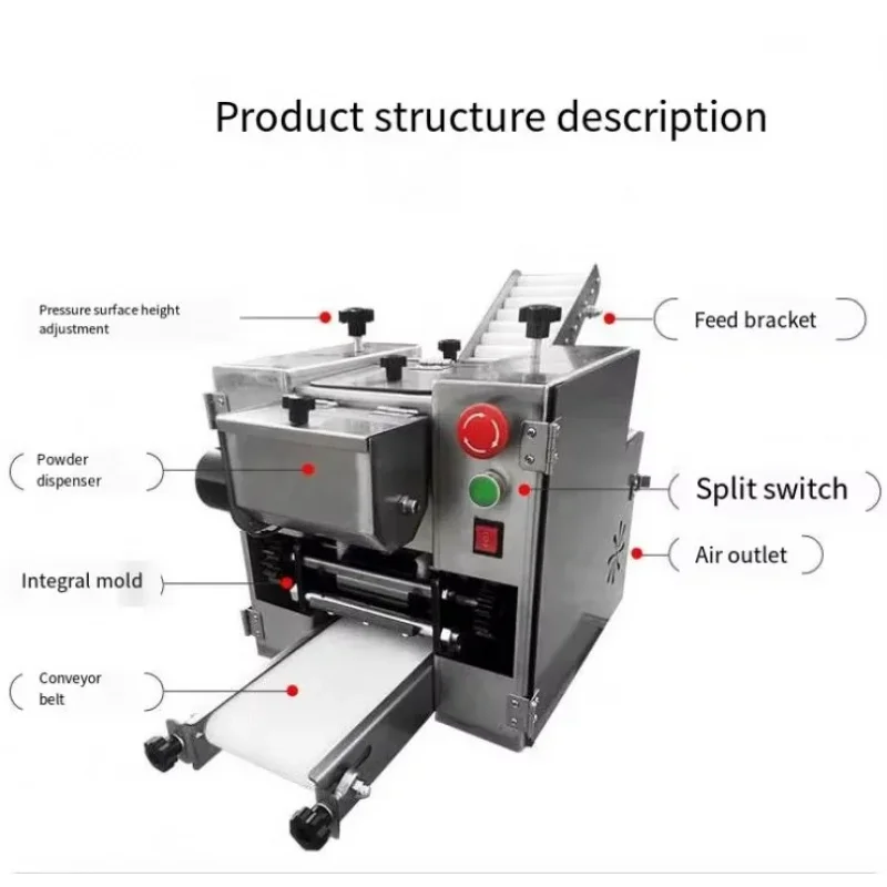 Automatic Small Round Square Gyoza Empanada Tortilla Chapati Maker ,Dumpling Dough Wrapper Hine