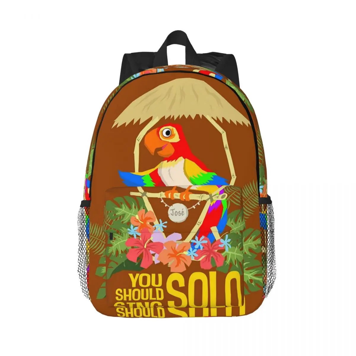 

Tiki Room Birds Jose Sing Solo Backpack Hot Sale Daypack Boys Girls BookBag Shoulder Bags for Men Women Children School Bag