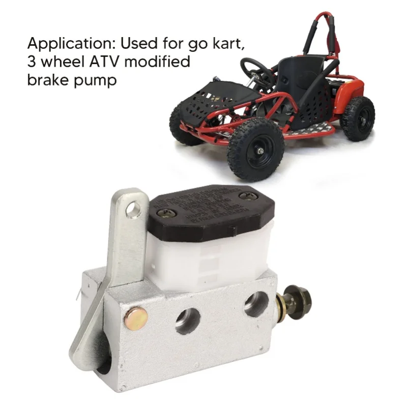Hauptbremszylinderpumpe Metallkonstruktion Einfache Installation 12.8 für Go Kart ATV UTV
