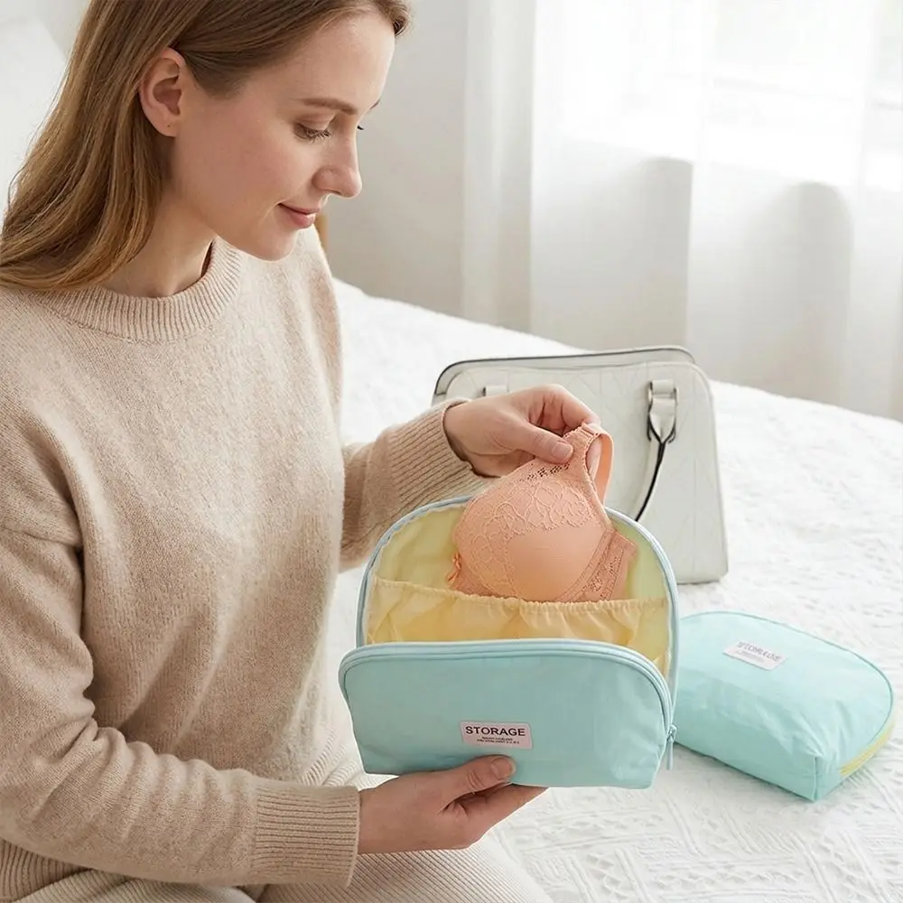 Multi-purpose Underwear Storage Bag Compression Function Portable Travel Organizer Three-in-One Set Lightweight