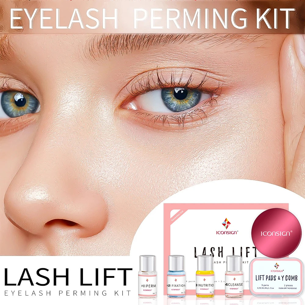 Nuovo Kit Sollevamento Ciglia di Lunga Durata Sollevamento Ciglia Permanente Lozione Fissaggio Colla Curly Lasher Salone di Bellezza Uso Domestico Pro Kit Ciglia