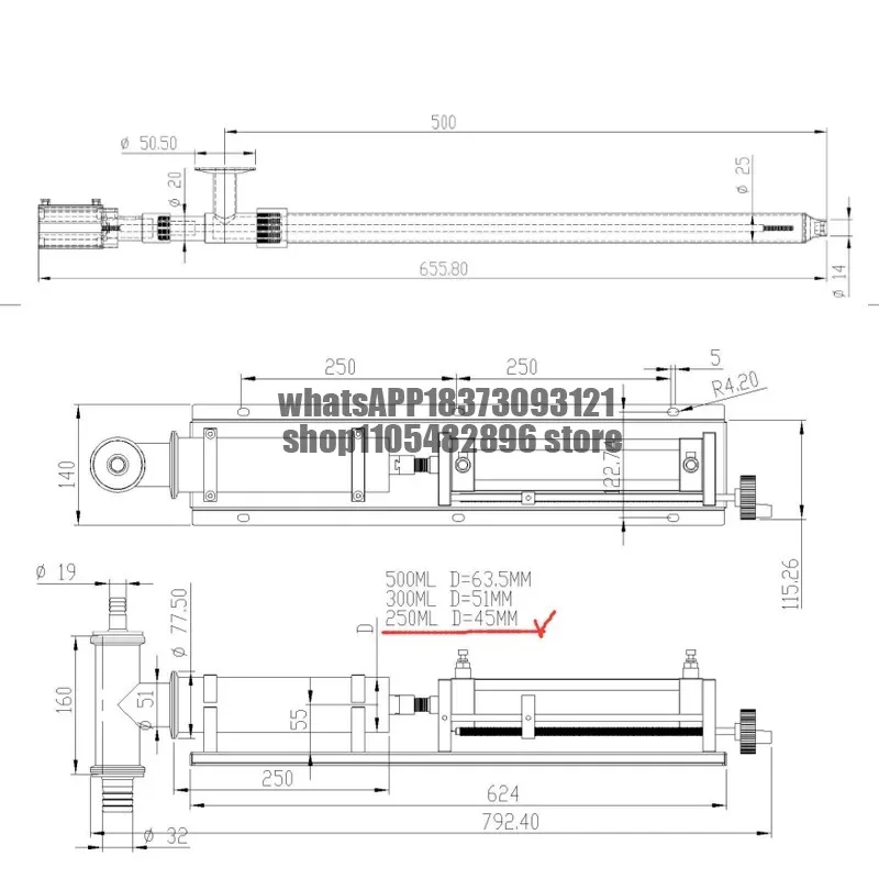 Bottling process unit Piston Filling machine key parts, Filling head and  checking valve, and penumatic piston 2500ml-10000ml