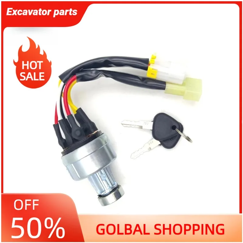 

EC210B EC240B EC360B Выключатель стартера экскаватора VOE14529152 VOE14526158 14526158 14529152 Детали оборудования (EC210B EC240B EC360B)