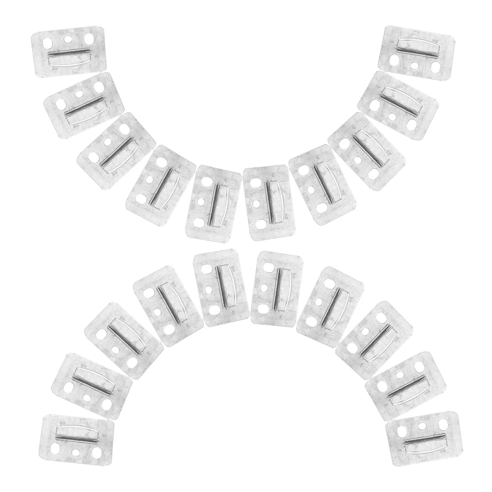 100Pcs Metal Wall Panel Buckle Robust Fixing Piece for Furniture and Integrated Panels Corrosion Resistant Long Lifespan Tool