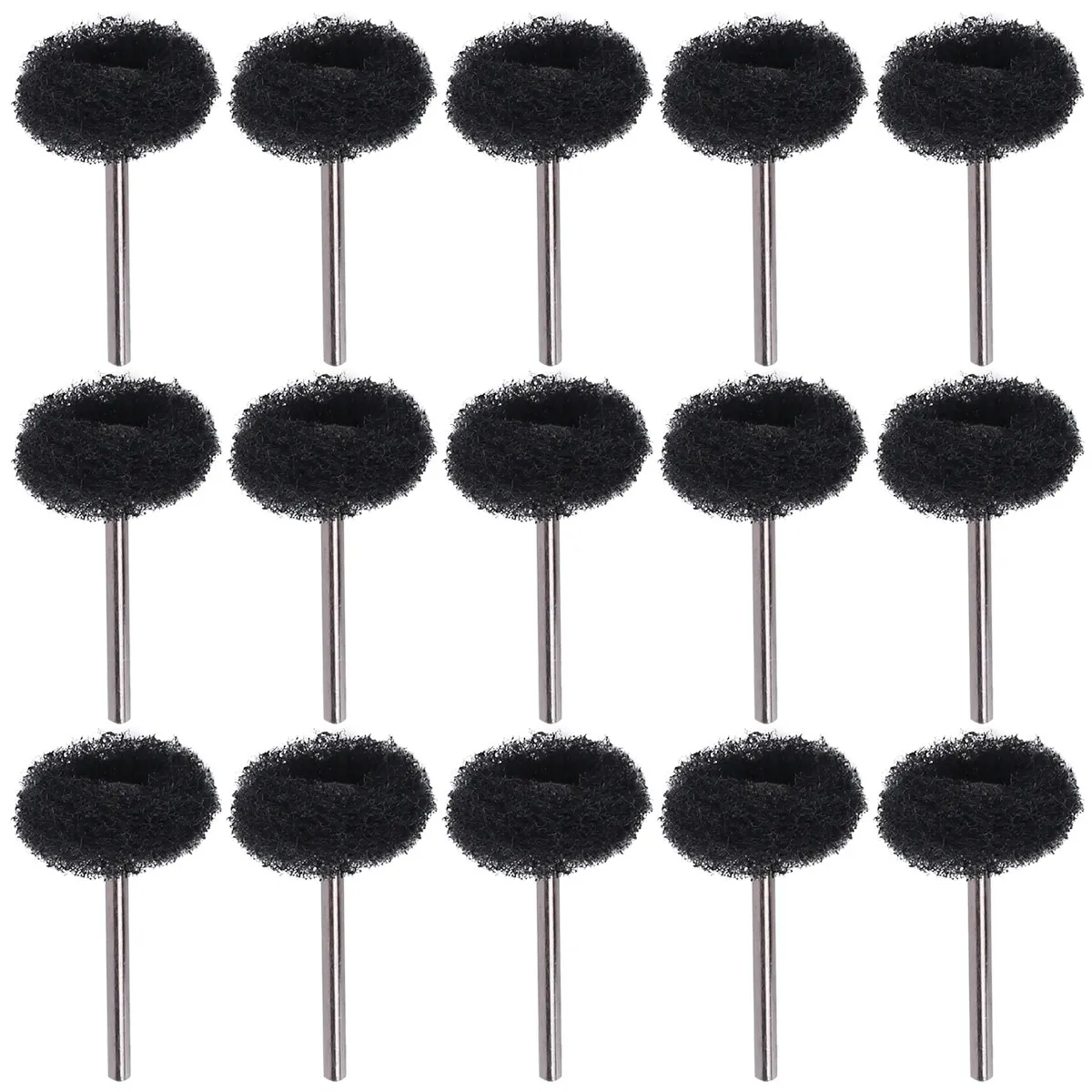 

50pcs Grinding Burr Polishing Head Double Layer Abrasive Tool For Wood Metal Mold Jewelry Sander Head Scouring Pad Polish