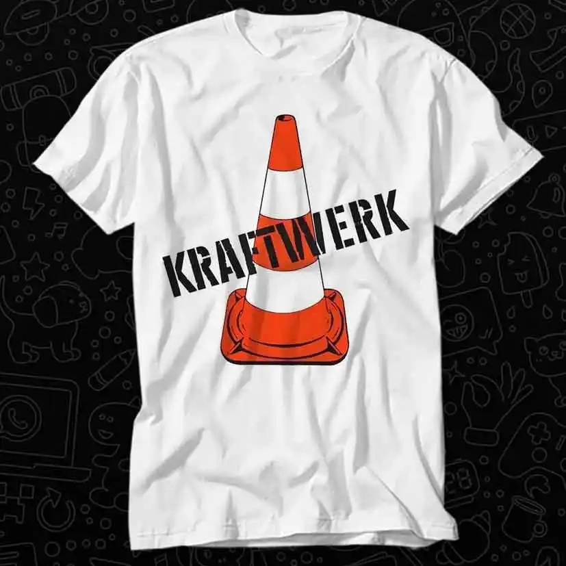 Kraftwerk Promo Release Traffic Vinyl Label T Shirt Best Seller Top Adult Music Movie OZ567