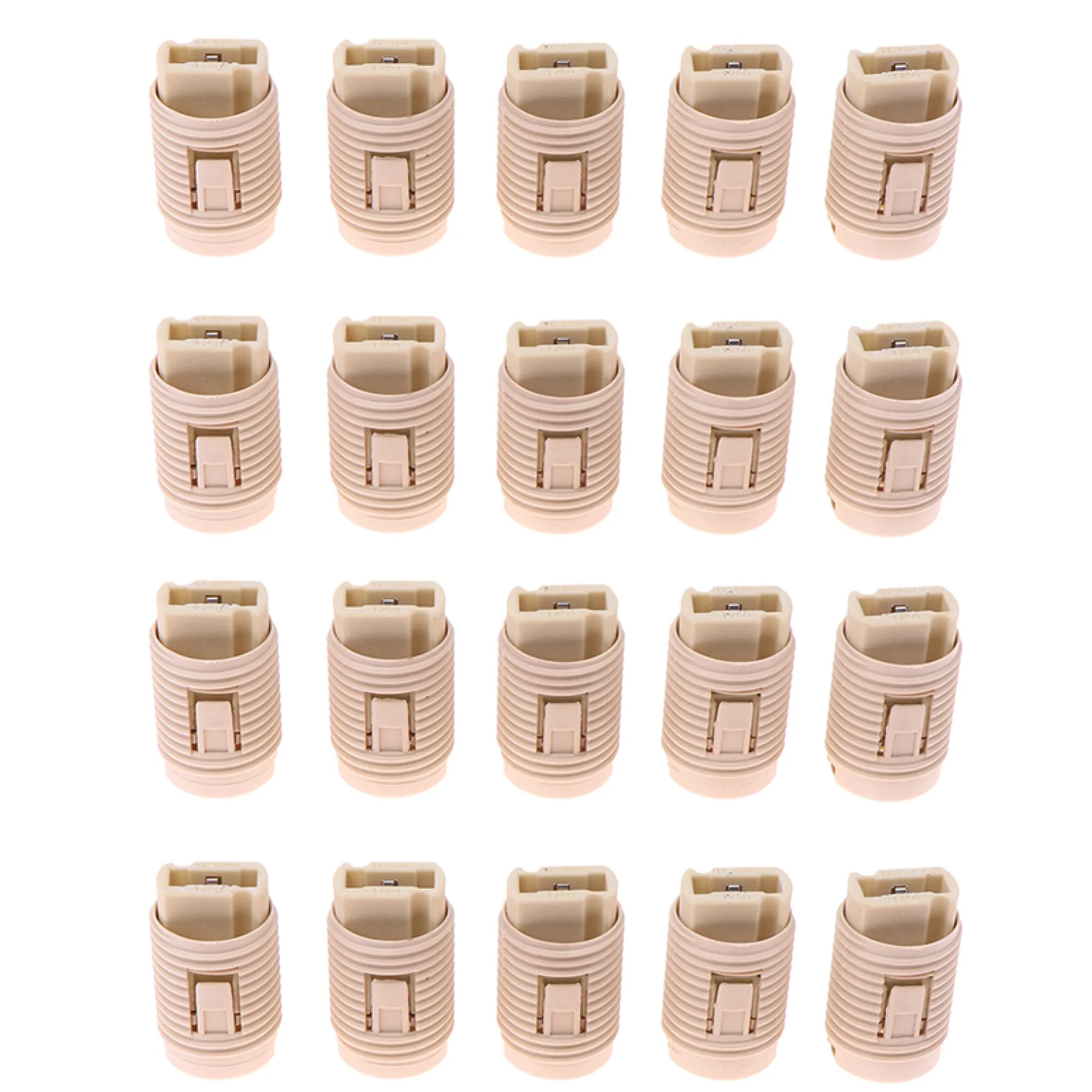

10Pcs/pack Ceramic G9 Lamp Holder With M10 Plastic Bracket G9 Lamp Holder Ring Lamp Bases G9 Lamp Socket With Plastic Shell
