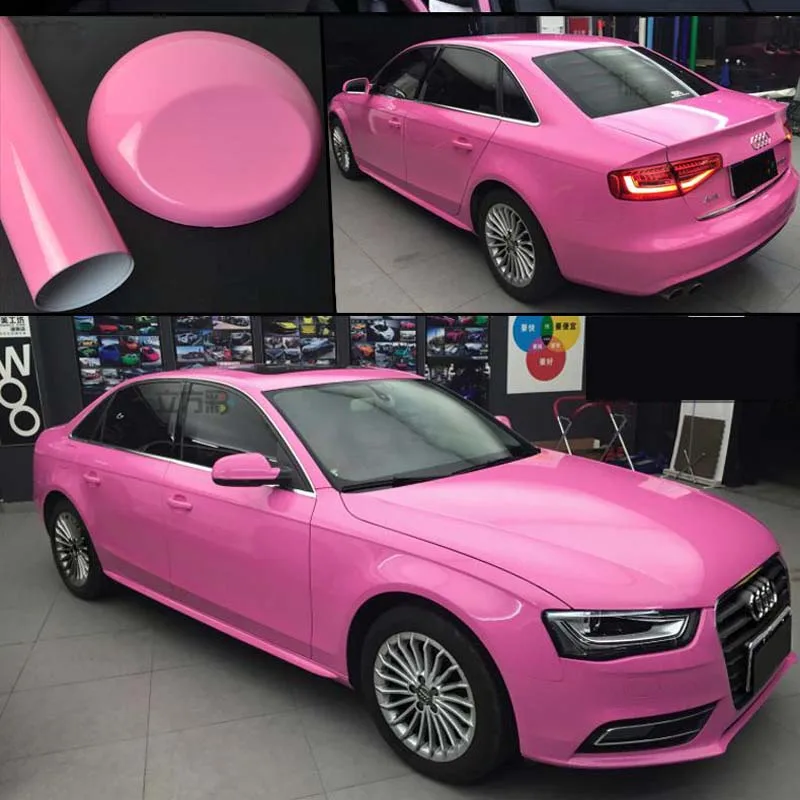 152cm Vinyl-Folienaufkleber Glänzende Karosserie-Folie Aufkleber für Motorrad BMW E46 Tesla Model Y Toyota Auto-Zubehör – Detail 8
