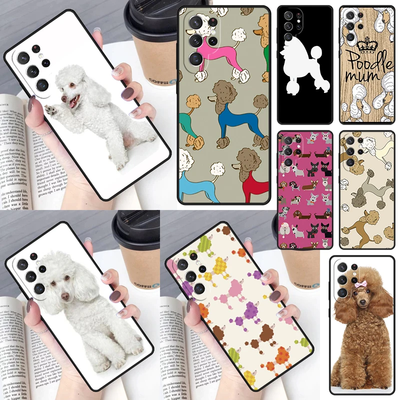 Beagle Poodle Mum Dog Colorful Cover For Samsung Galaxy S23 Ultra S22 S20 S21 FE S8 S9 S10 Plus Note 10 20 Ultra phone Case