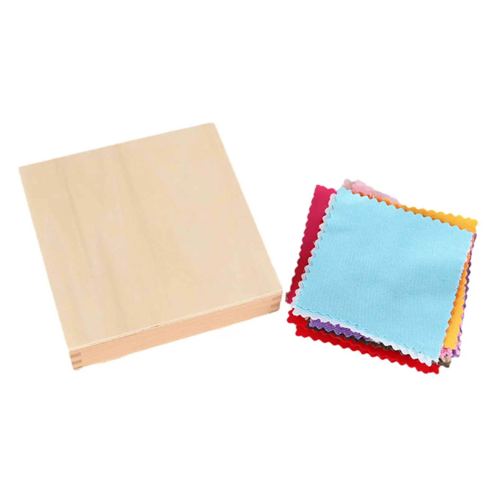 

Montessori Box Sensorial Materials with 24 Cloth Sensory Toys for Holiday