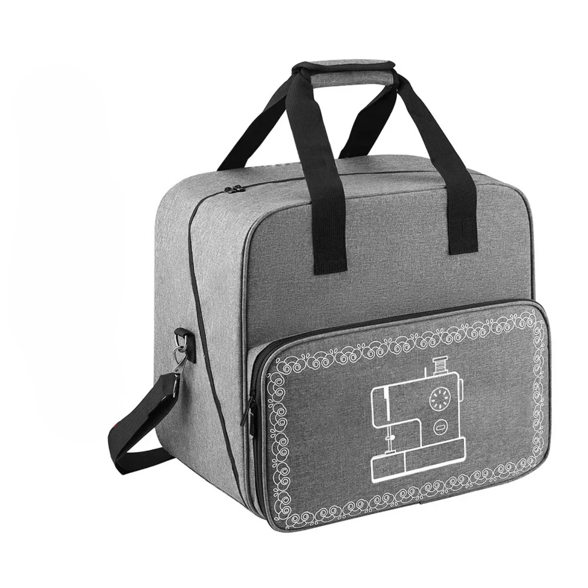Sewing Machine Bags Large Storage Tote Portable Carrying Case Organizer with Pockets for Thread Yarn Accessories Home Travel Use