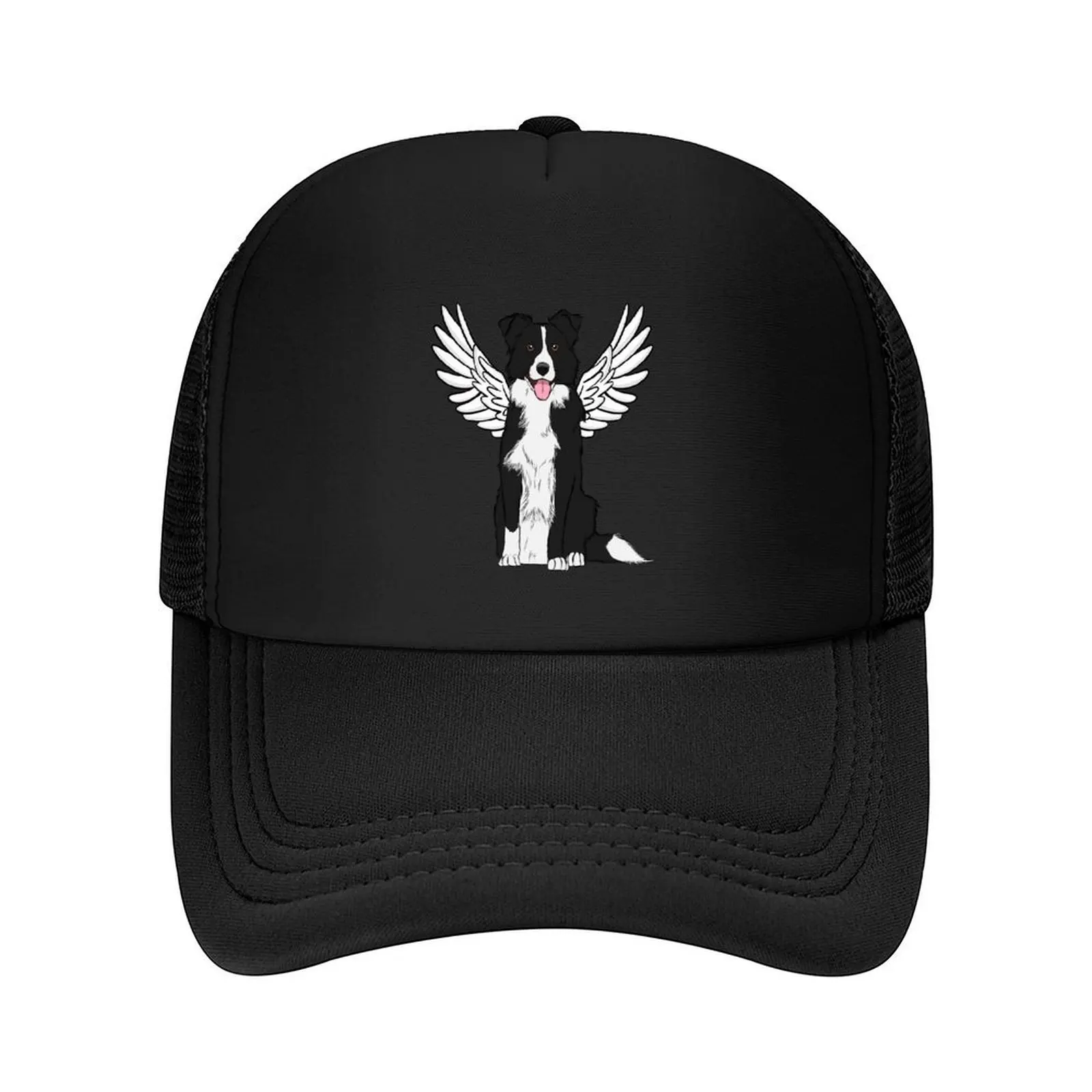 

My Angel: Border Collie Baseball Cap hiking hat Brand Man cap custom caps sun caps Men Golf Wear Women's
