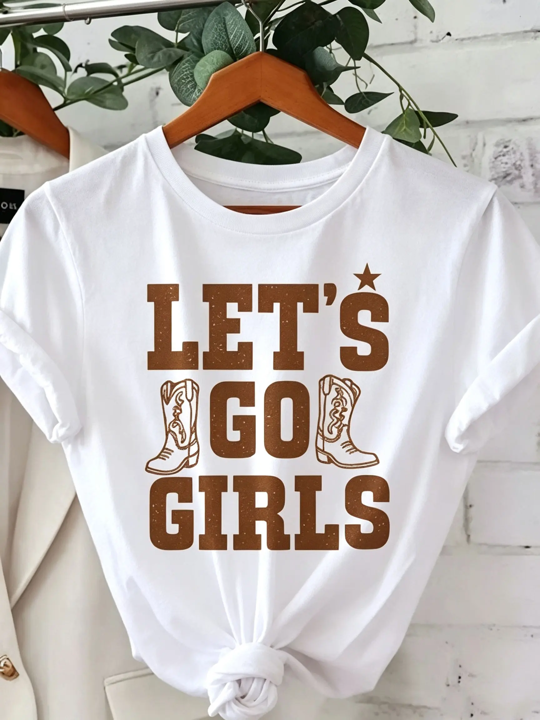 Cotton Cute Western T-shirt for Cowgirls