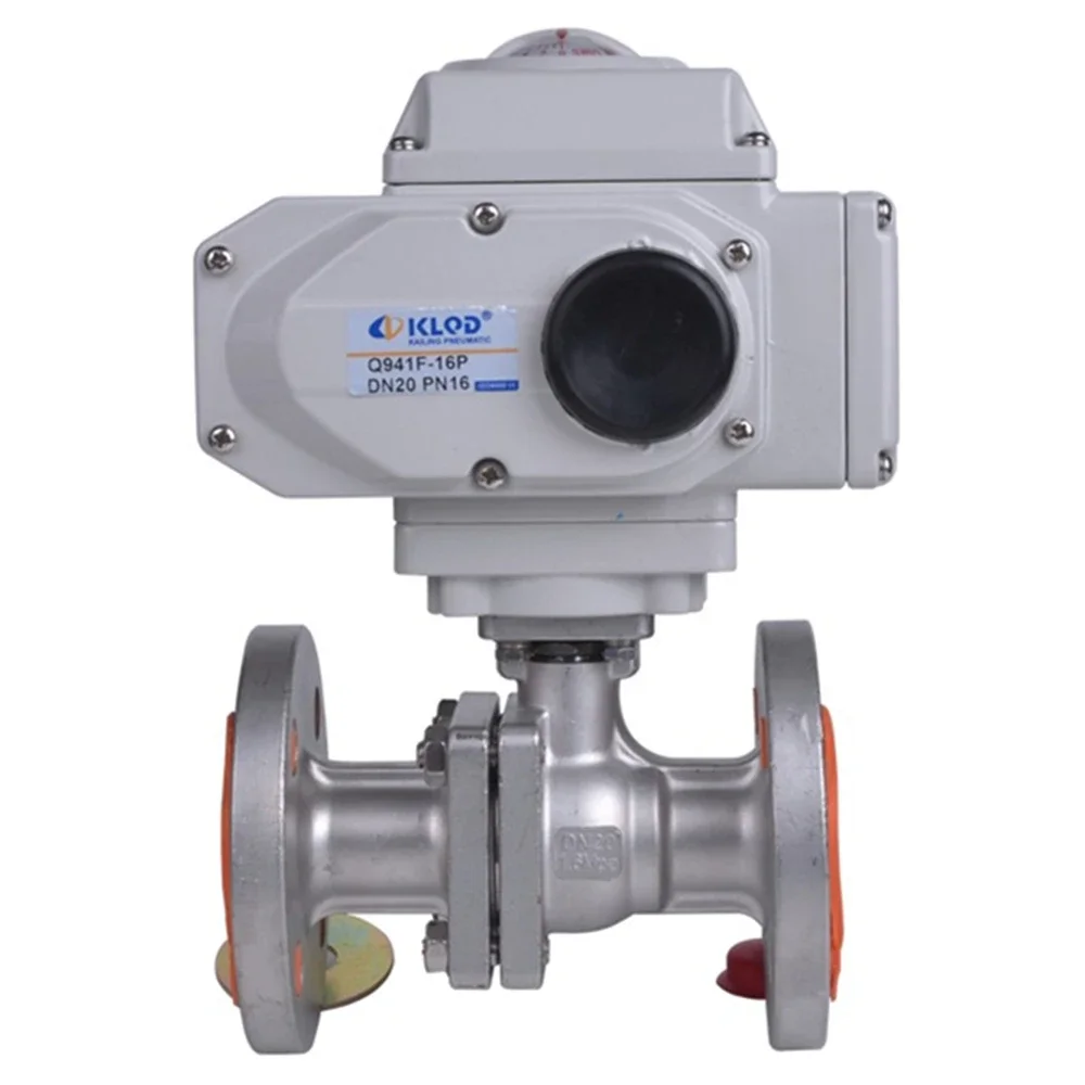 

Q941F Series Cast Steel Stainless Steel Electric Actuator Flange Ball Valve