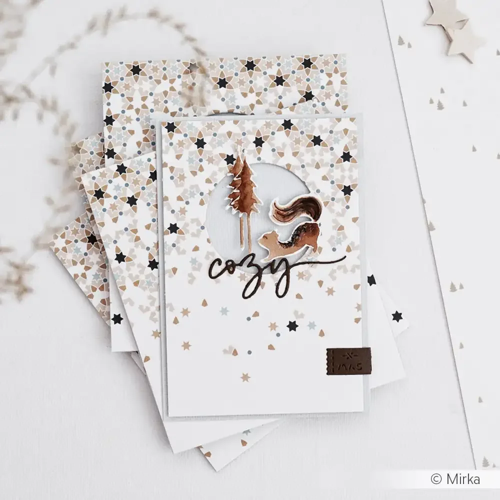 سكان الغابة الجميلة 2024 قوالب القطع المعدنية الجديدة بطاقات المعايدة الديكور قالب النقش لتقوم بها بنفسك بطاقات الورق الحرفية #3