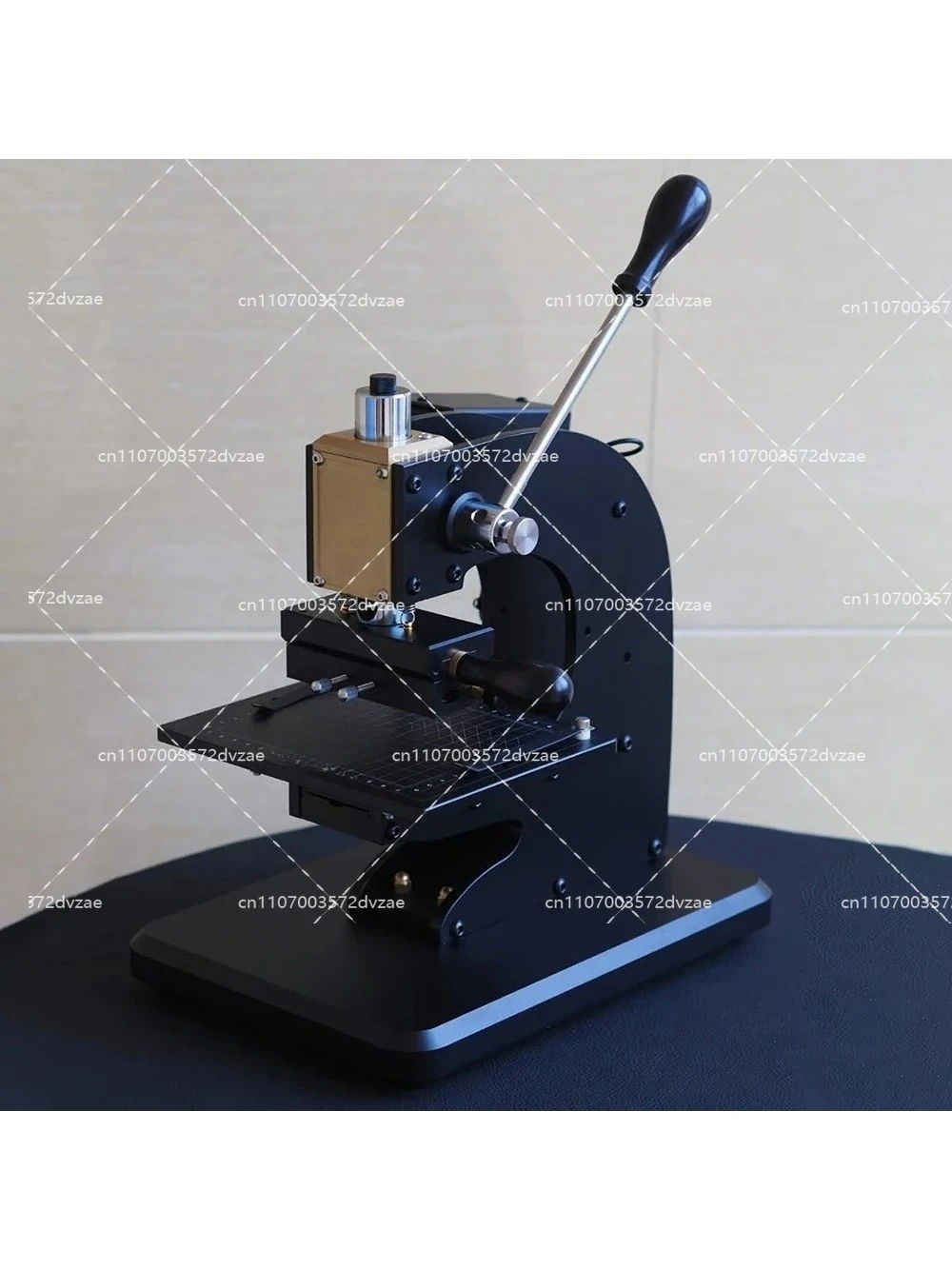 EC-27 Manual Hot Foil Stamping Machine Small Leather Embossing Creasing Machine Embossing Hot Gold Foil Stamping Machine