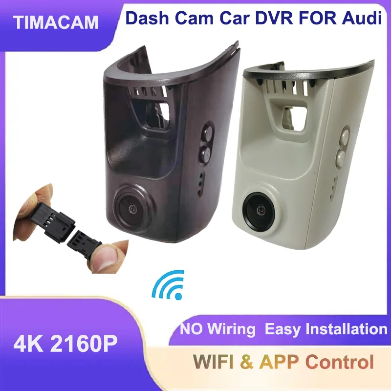 

4K 2160P Wifi Dash Cam Camera Car DVR for Audi a4 b6 b7 b8 a6 c6 c7 c8 a5 a7 a8 q5 q7 tt rs3 rs5 rs7 with light sensor 2020 2021