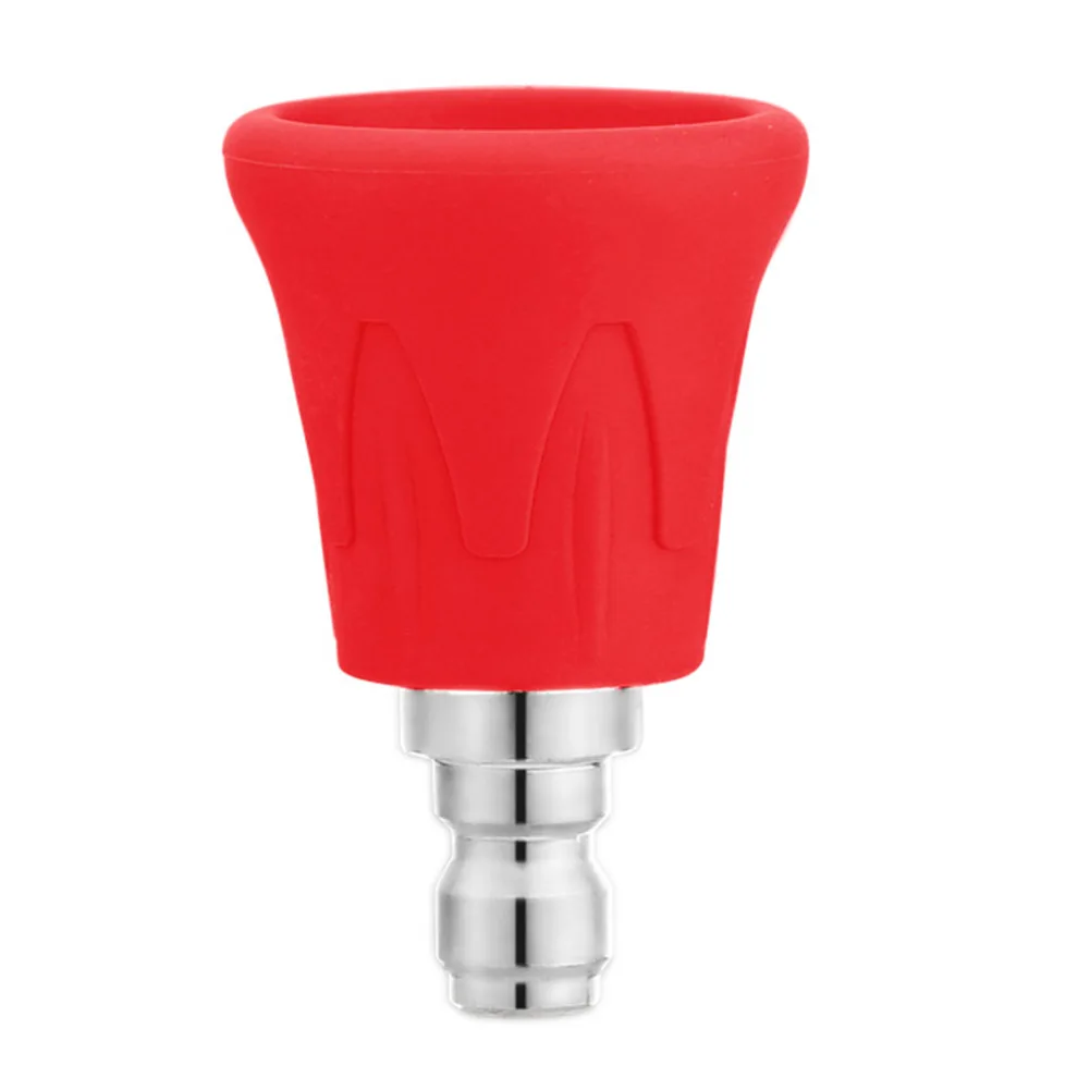 Pressure Washer Nozzle 1/4pcs For Driveways/sidewalks for versatile Cleaning Accessories Stainless Steel+rubber