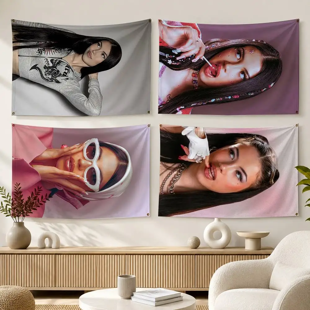 Pop Rap A-Anna Pepe  Flags Wall Hanging Background Art Banner for Bedroom Home Outdoor Decor