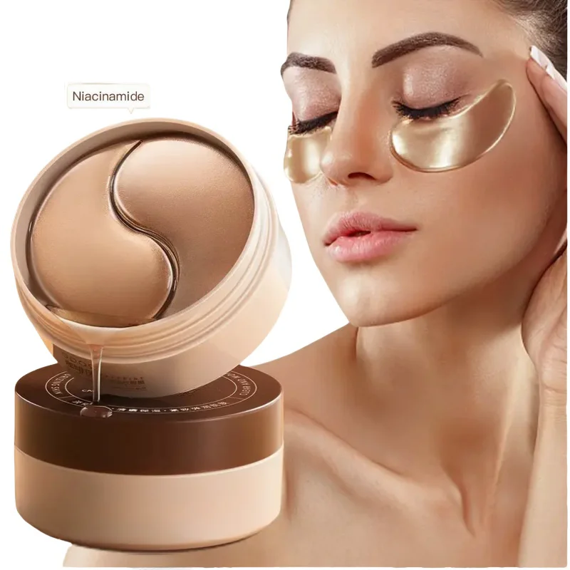 Caffeine Nicotinamide Radiant Firming Eye Masks Releases Eye Pressure Moisturizes Firms Anti Dark Circles Wrinkles Eye Skin Care
