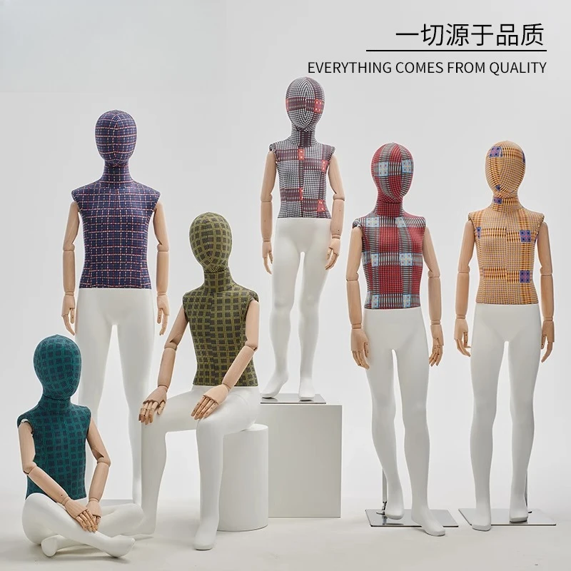 

Children's clothing store model props men's and women's high-end full-body dummy children's model window d