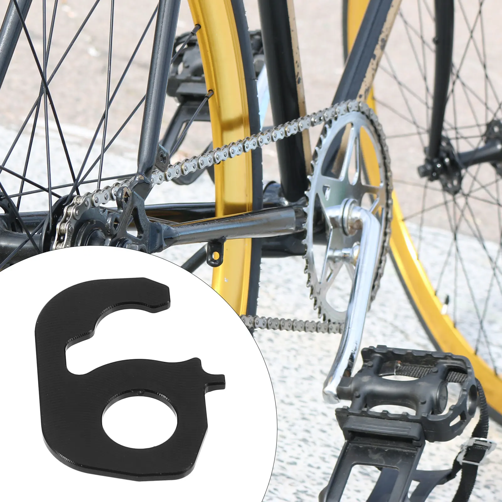 

Anti Loose Washer Bike Chainset 1 Hollow Crankset Gasket Black Metal Bicycle Parts Carbon Compatible Lightweight Speed