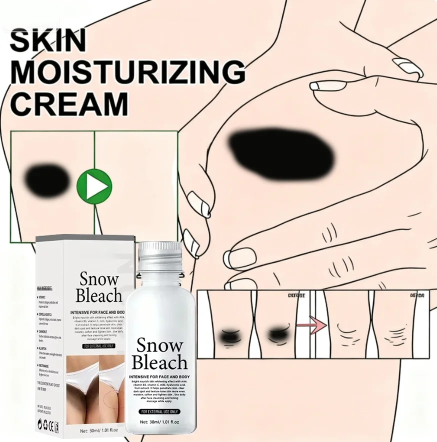 

Whitening cream for intimate parts, armpits, buttocks, knees, lightens the inside of the thighs, intimate parts, eliminates