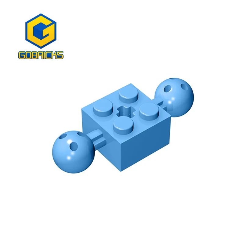 

Gobricks 1PCS GDS-977 With Ball Joint Bricks On Both Sides 2X2 Bricks Compatible With Children's DIY Educational Bricks