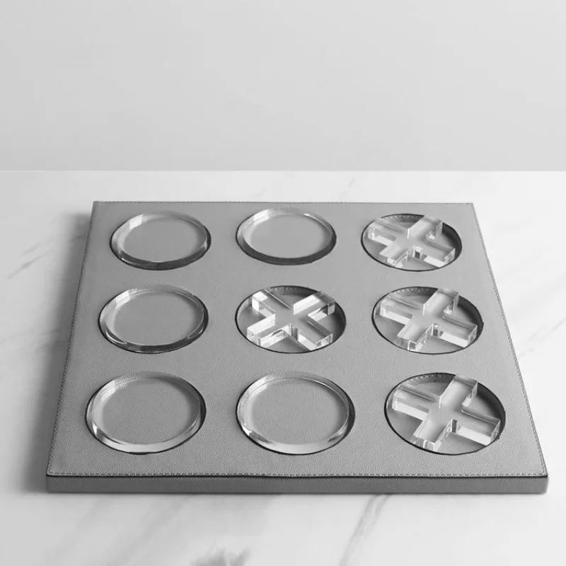 Modern creative living room soft decoration ornament, home study coffee table minimalist checkerboard ornament