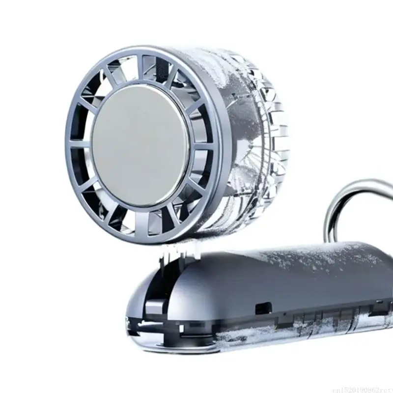 D5BB Portable Handheld Cooling Fan with Ice Mode USB Power And Quiet Operation For Office Outdoor Travel