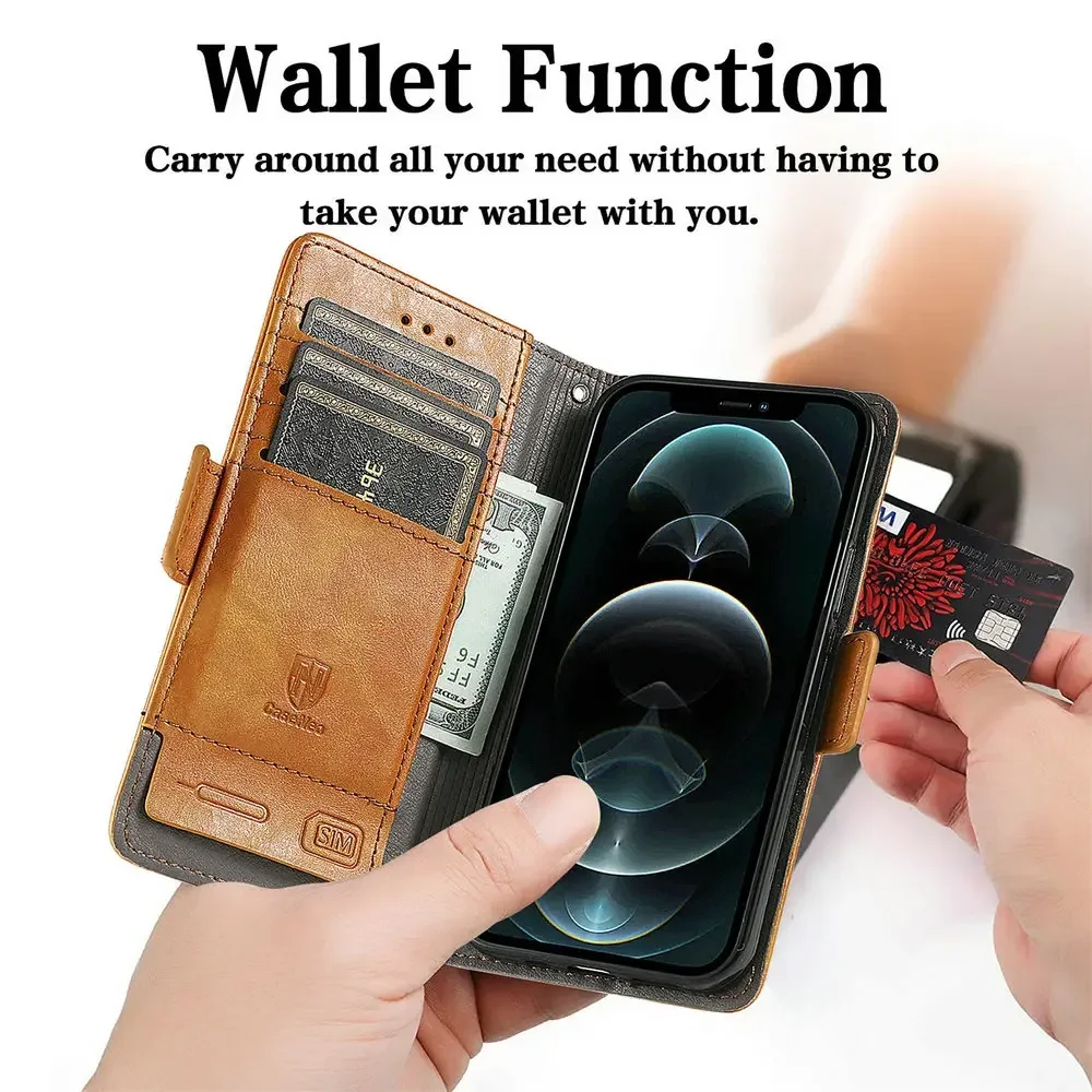 Anti-theft Leather Wallet Funda for Blackview A200 A53 Pro A55 C30 Oscal C70 C80 A95 A90 A80 Plus A85 C60 95 A 70 C 80 Flip Case