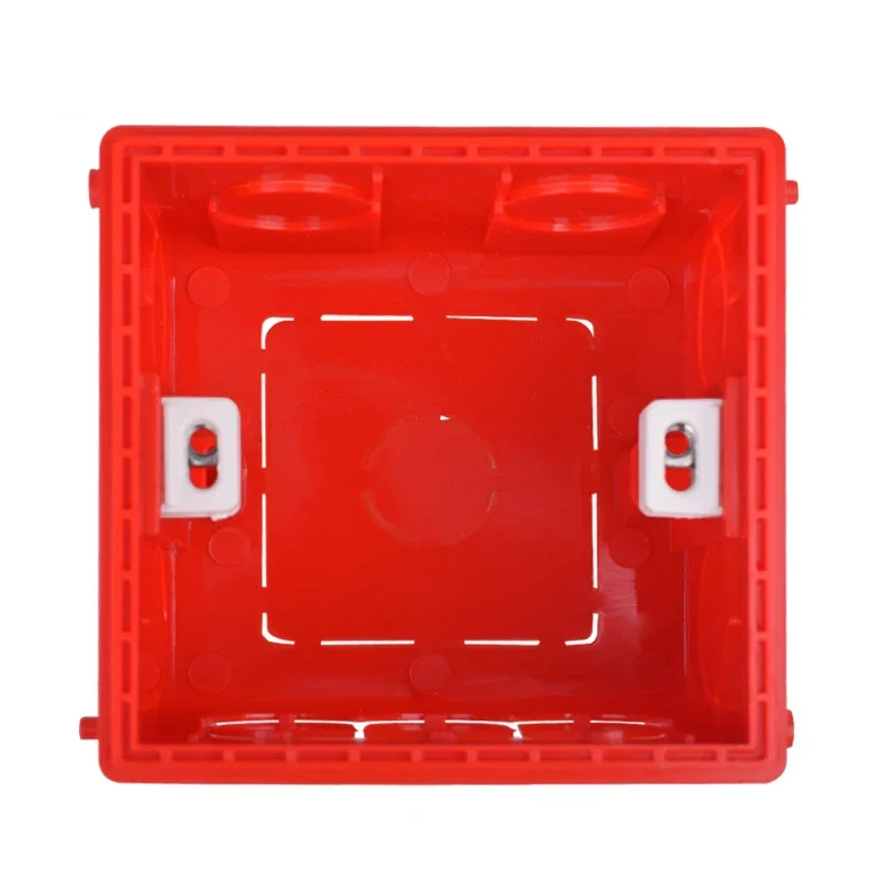 Installation of 86 Universal Wall Switch Socket, Bottom Box Box Flame-retardant Wiring Square Bottom Box Switch Installation