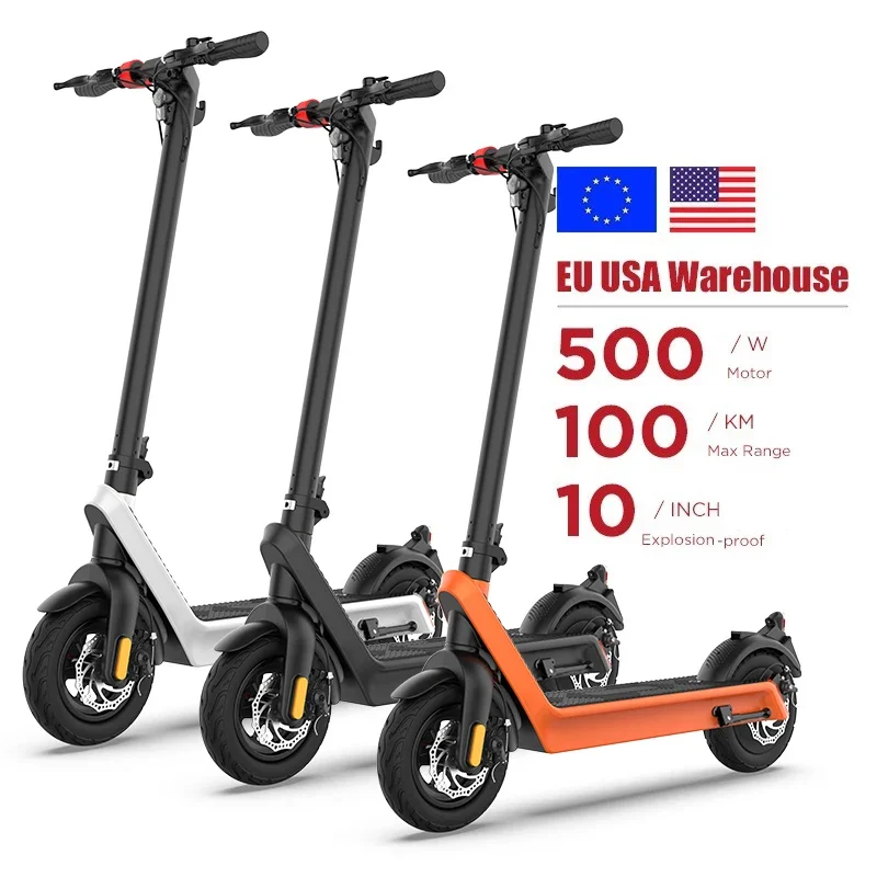 Best HX Europa Warehouse Two Wheel Off Road Kick Foldable Two Wheel Self Balancing 550w 1000W X9 Pro Max Adult Electric Scooter