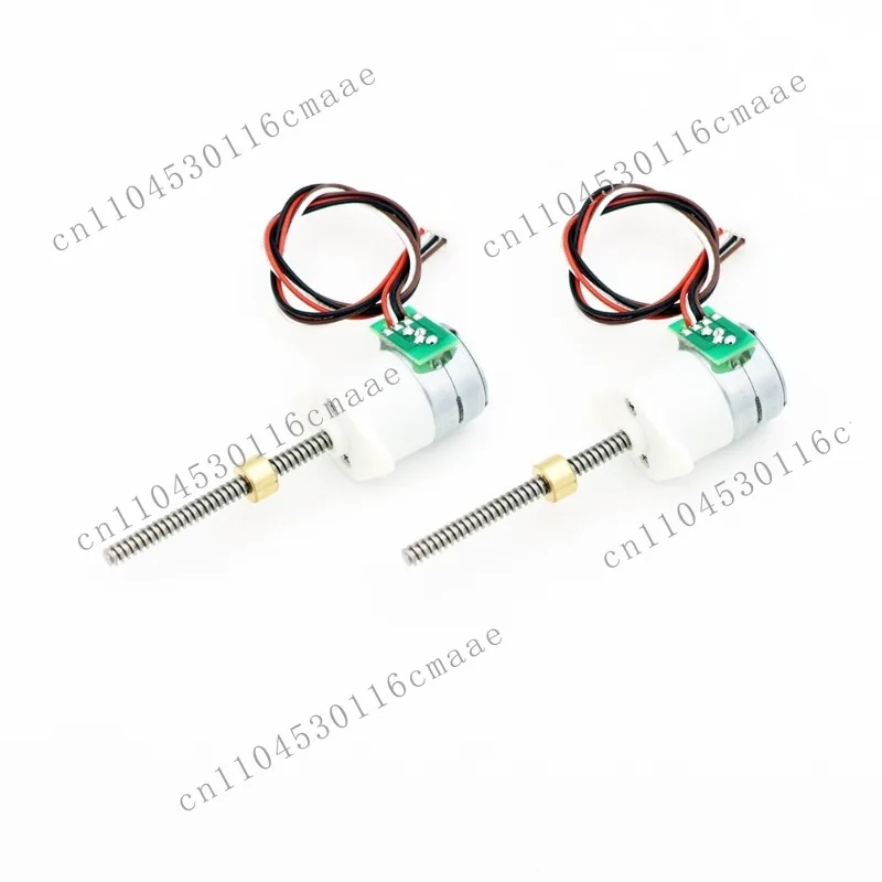 Suitable for 15BY2-phase 4-wire Permanent Magnet Stepper Motor, Rotating Small Motor Screw with Copper Nut