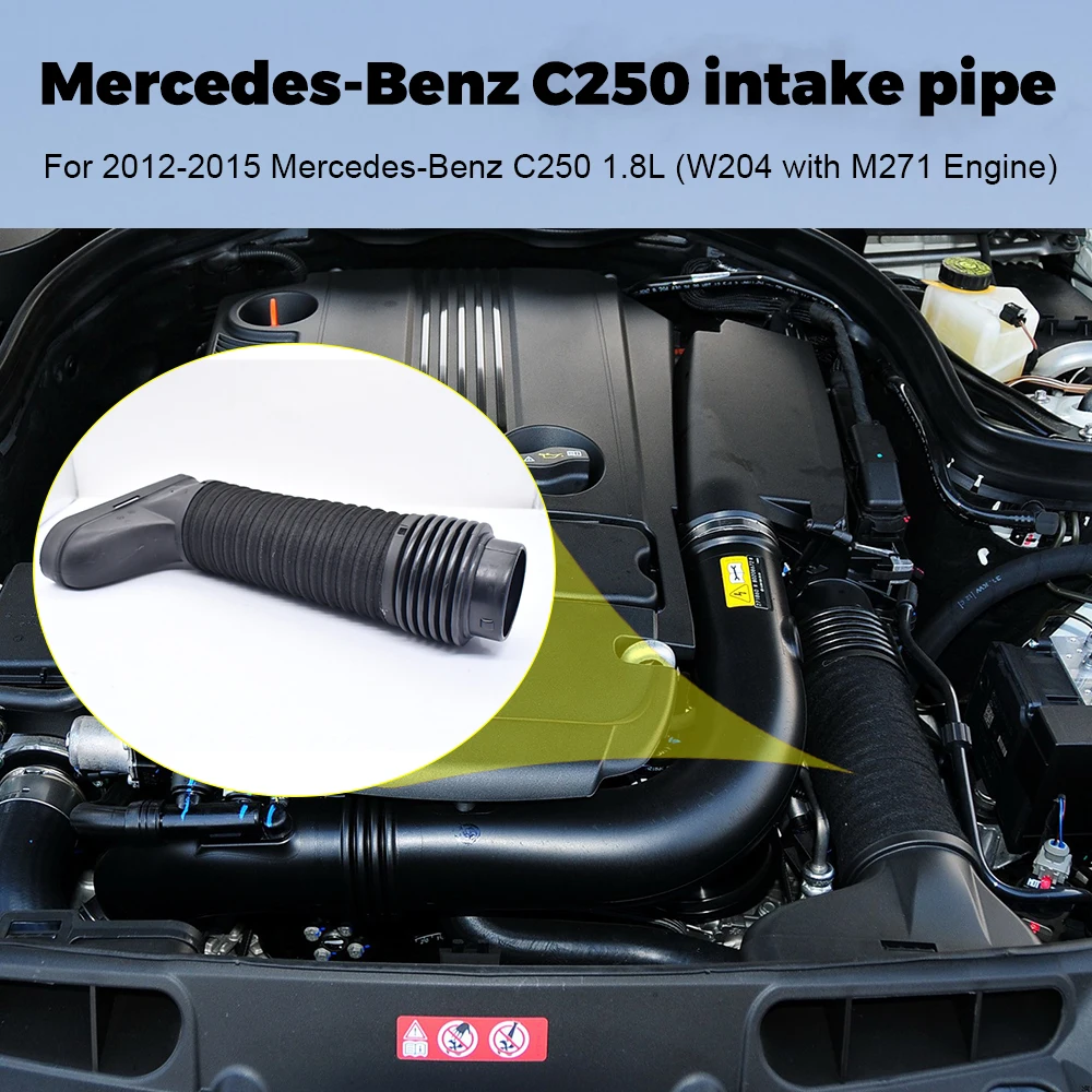 2710900982 2710900982 2710900682 Car Air Intake Tube Hose for Mercedes-Benz W204 C250 M271 2012-2015 1.8L