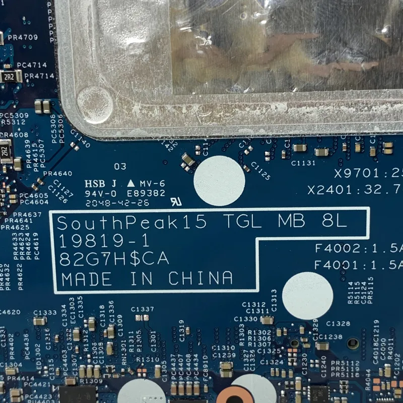 

For DELL 5520 CN-063MV5 063MV5 63MV5 With SRK05 I5-1135G7 CPU Mainboard 19819-1 Laptop Motherboard 100% Full Tested Working Well